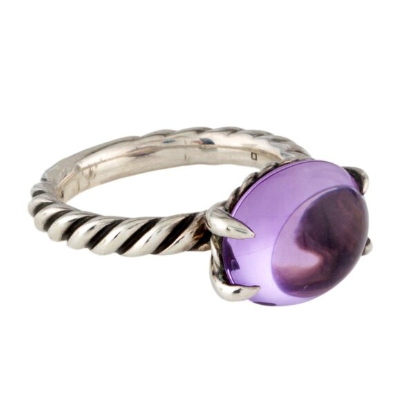 David Yurman Jewelry - DAVID YURMAN AMETHYST STERLING SILVER 925 COLOR CLASSICS COCKTAIL RING